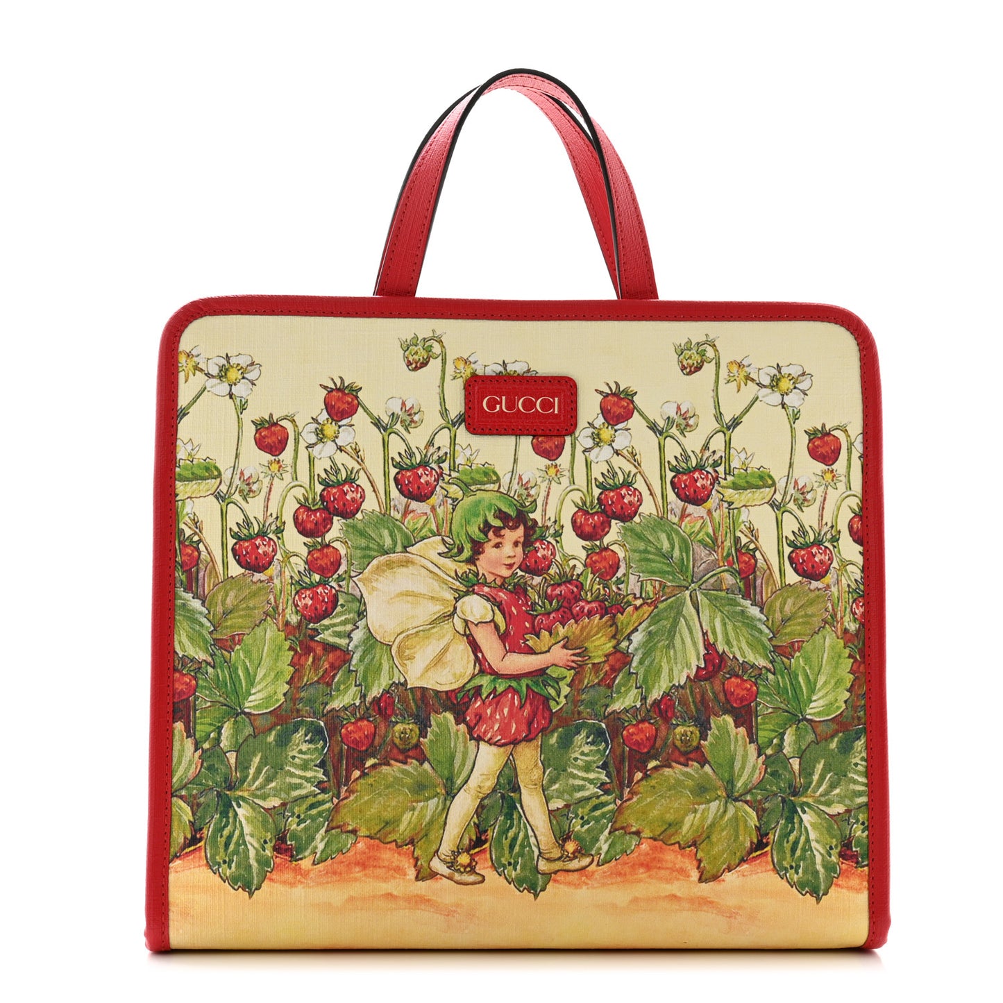 Coated Canvas Love Parade Kids Strawberry Fairy Tote Multicolor