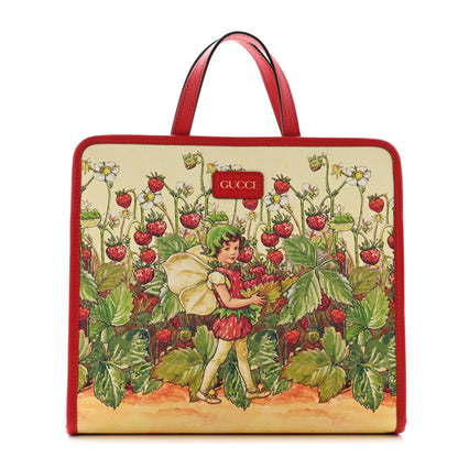 Gucci Coated Canvas Love Parade Kids Strawberry Fairy Tote Multicolor 1 of 11