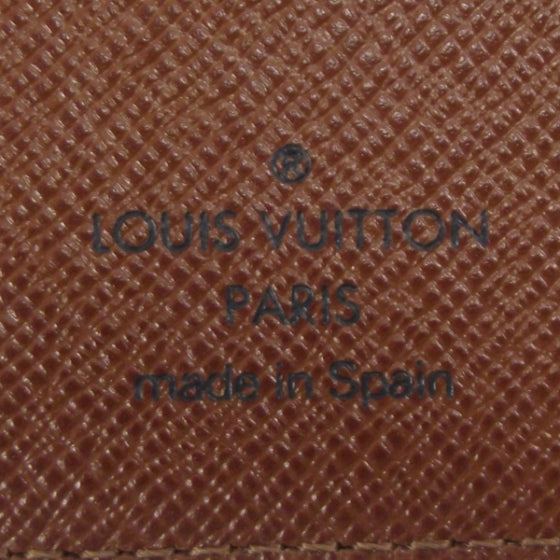 Monogram Pocket Agenda Cover