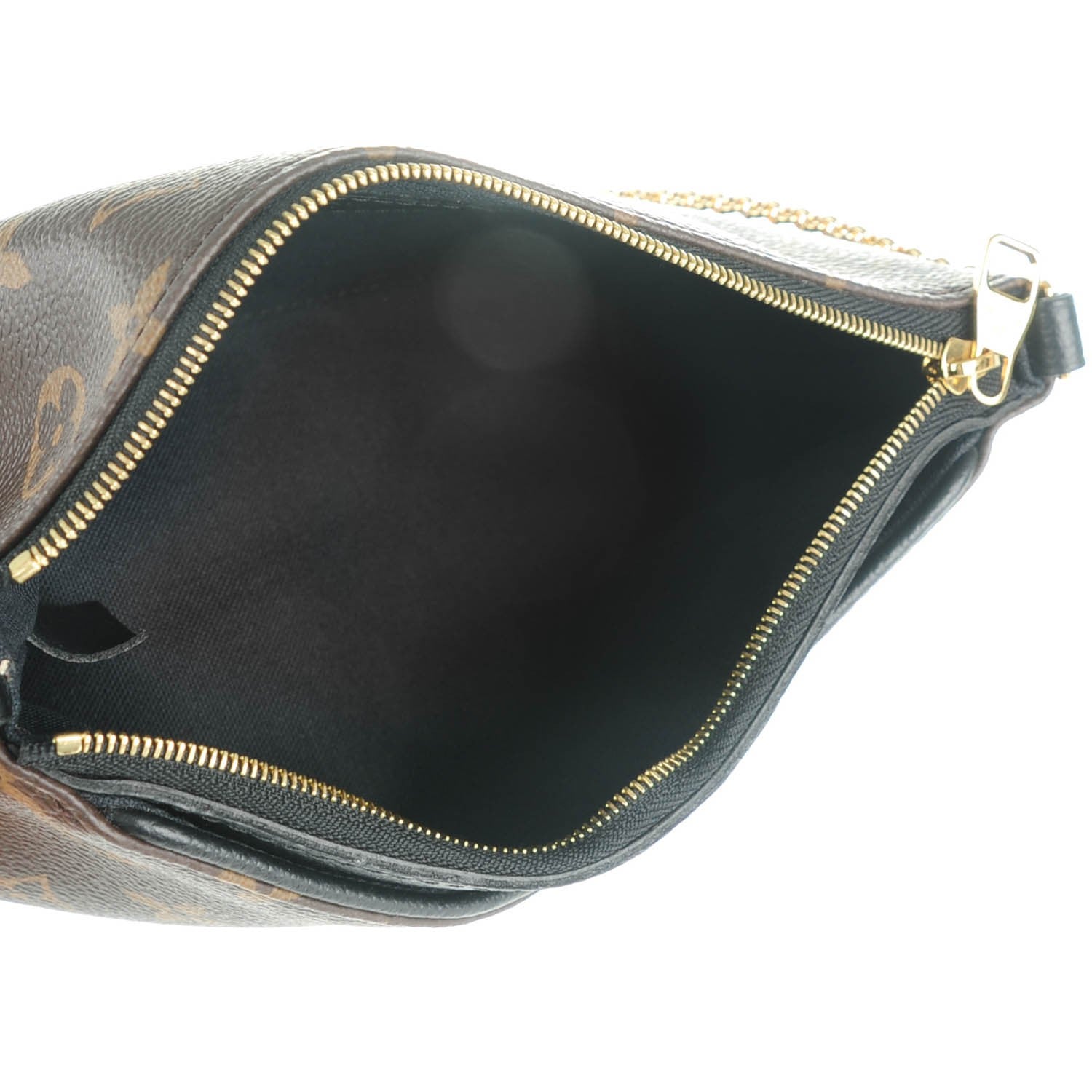 Louis Vuitton Monogram Pallas Clutch Black 5 of 8