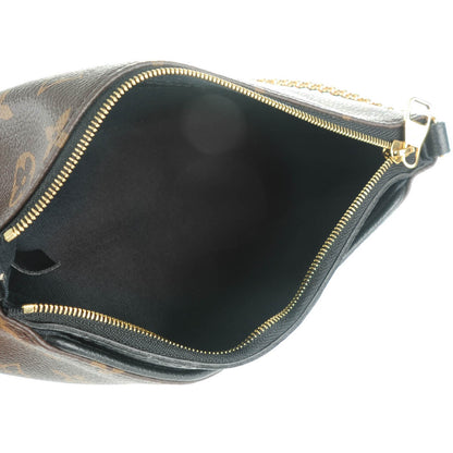 Louis Vuitton Monogram Pallas Clutch Black 5 of 8
