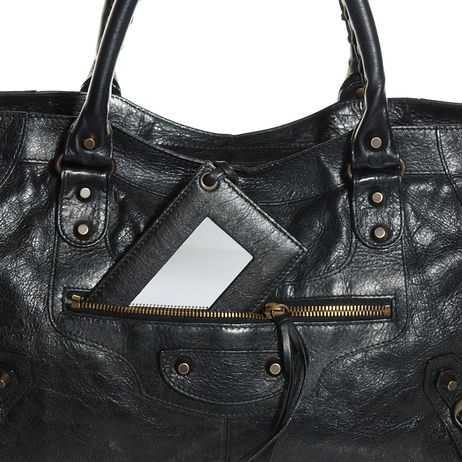 Balenciaga Agneau Classic Hardware Part Time Black 11 of 12
