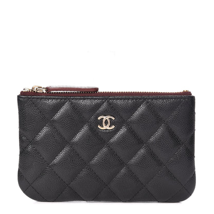 Chanel Caviar Quilted Small Cosmetic Case Black 1 of 8