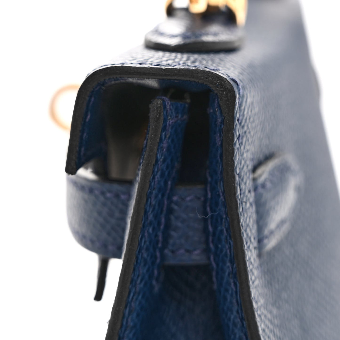 Epsom Mini Kelly Sellier 20 Bleu Navy