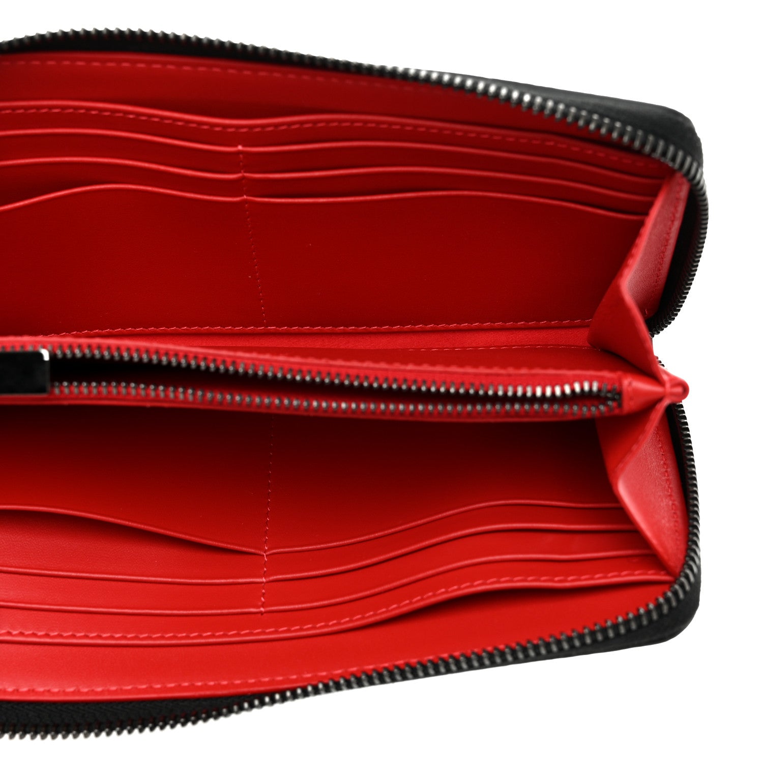 Christian Louboutin Calfskin Loubinthesky Panettone Wallet Black 5 of 7