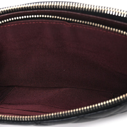 Chanel Lambskin Quilted Small Clutch With Chain  Black 5 of 11