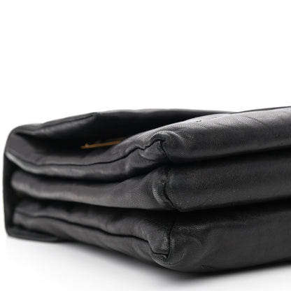 Lanvin Lambskin Quilted Medium Sugar Flap Shoulder Bag Black 10 of 11