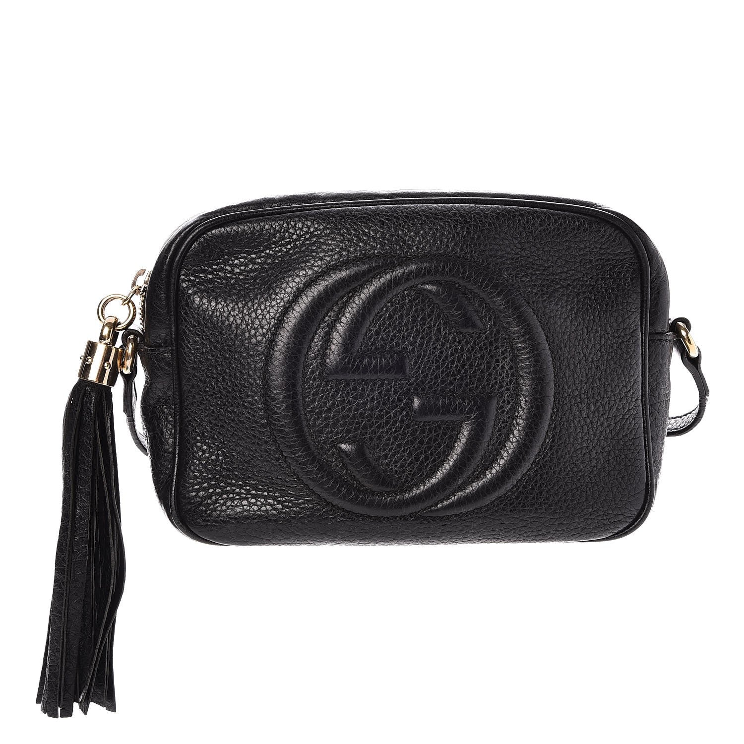 Gucci Pebbled Calfskin Small Soho Disco Bag Black 1 of 7
