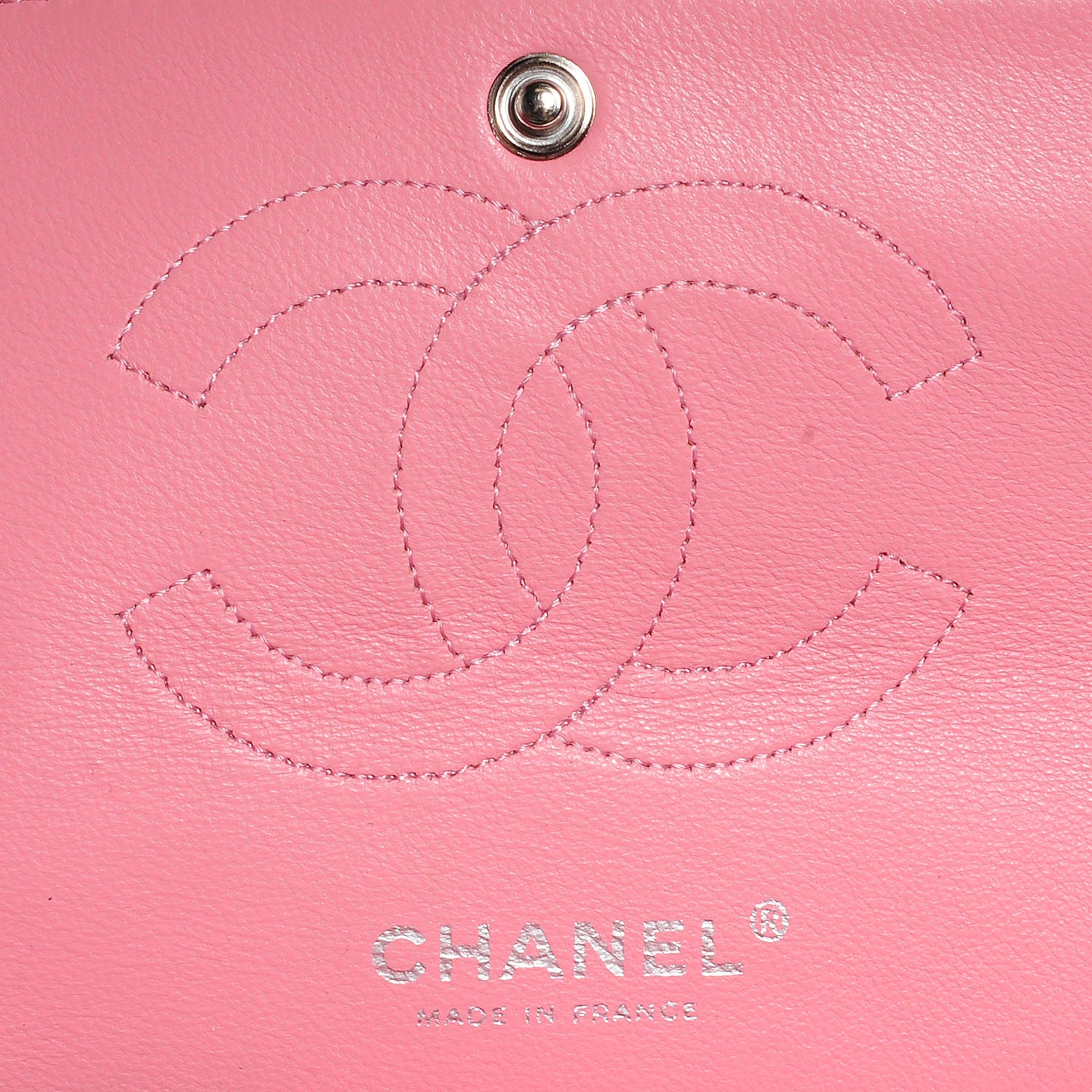 Chanel Lambskin Quilted Medium Double Flap Light Pink 7 of 8