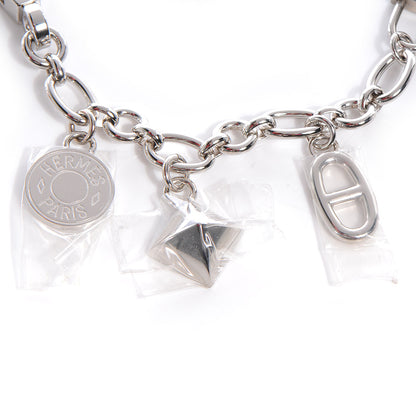 Hermes Palladium Olga Bag Charm Bracelet 3 of 5
