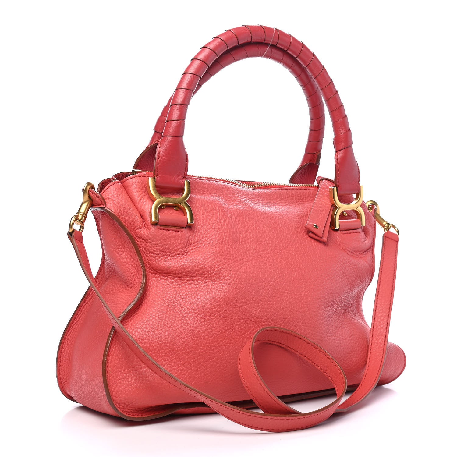Chloe Calfskin Medium Marcie Satchel Paradise Pink 2 of 8