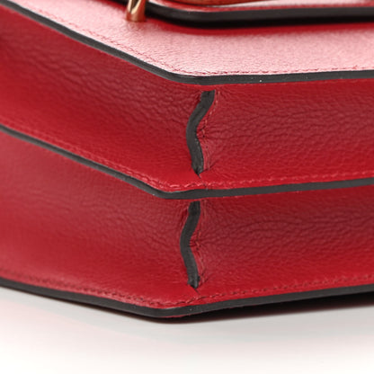 Hermes Evercolor Mini Sac Roulis Rouge Grenat 9 of 14