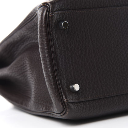 Hermes Fjord Kelly Retourne 35 Chocolate 10 of 18