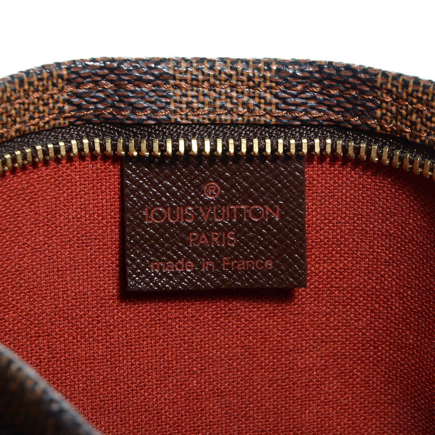 Damier Ebene Trousse Make Up Bag Pochette