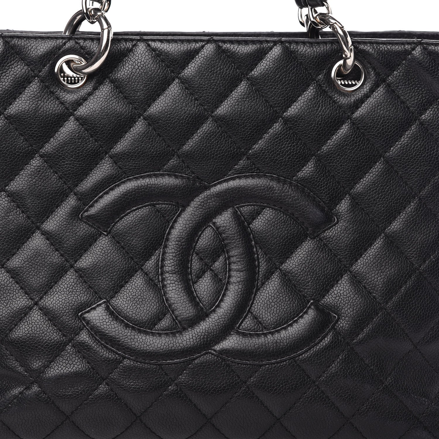 Chanel Caviar Quilted Grand Shopping Tote GST Black 13 of 13