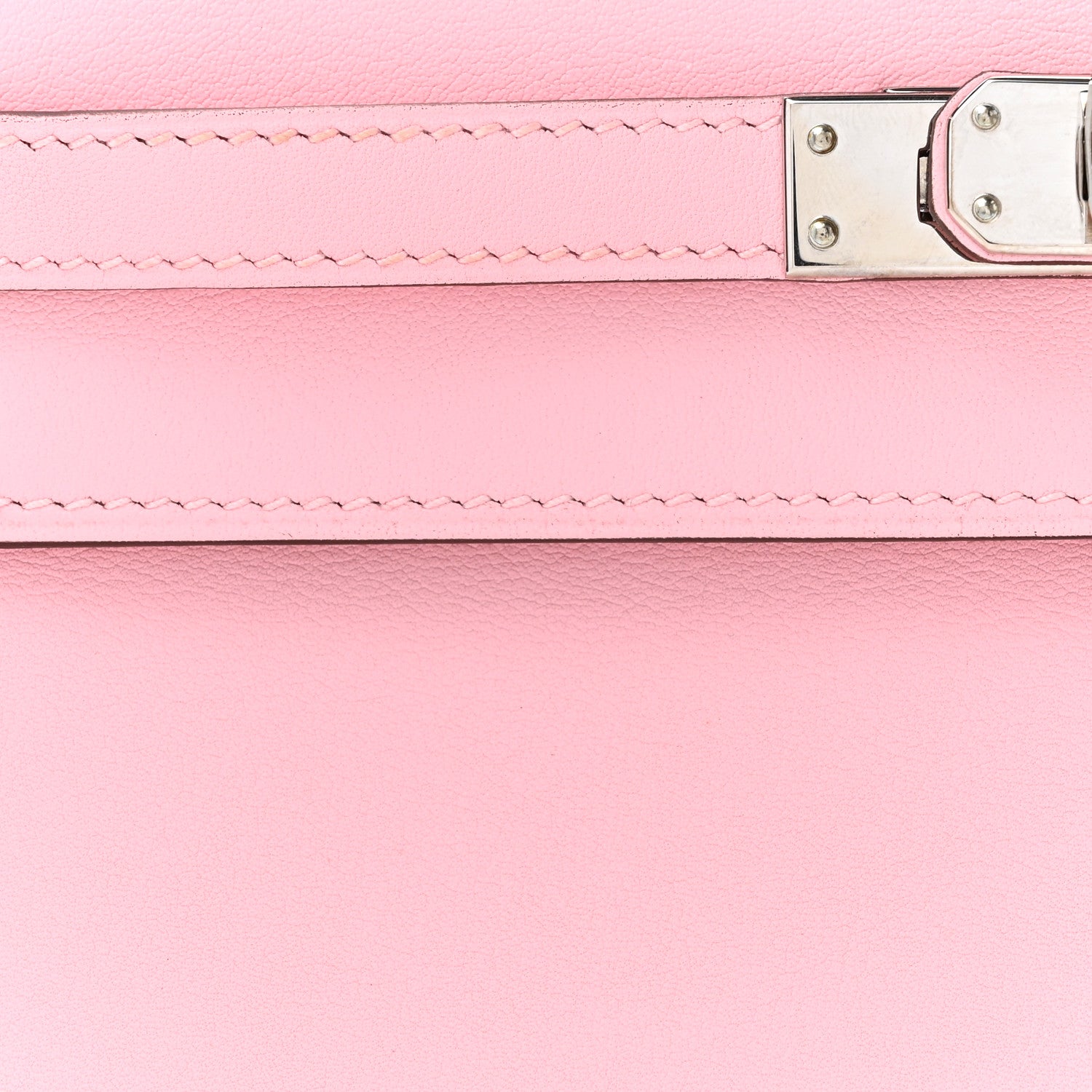 Hermes Swift Kelly Pochette Clutch Rose Sakura 8 of 11