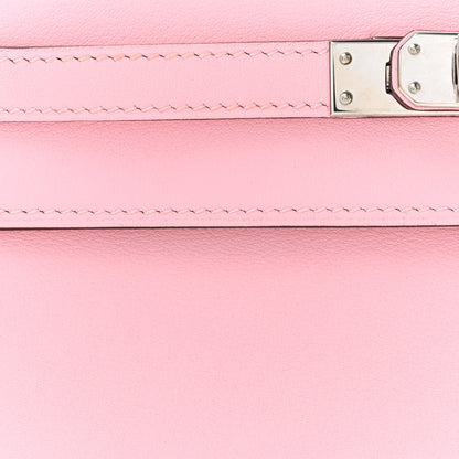 Hermes Swift Kelly Pochette Clutch Rose Sakura 8 of 11