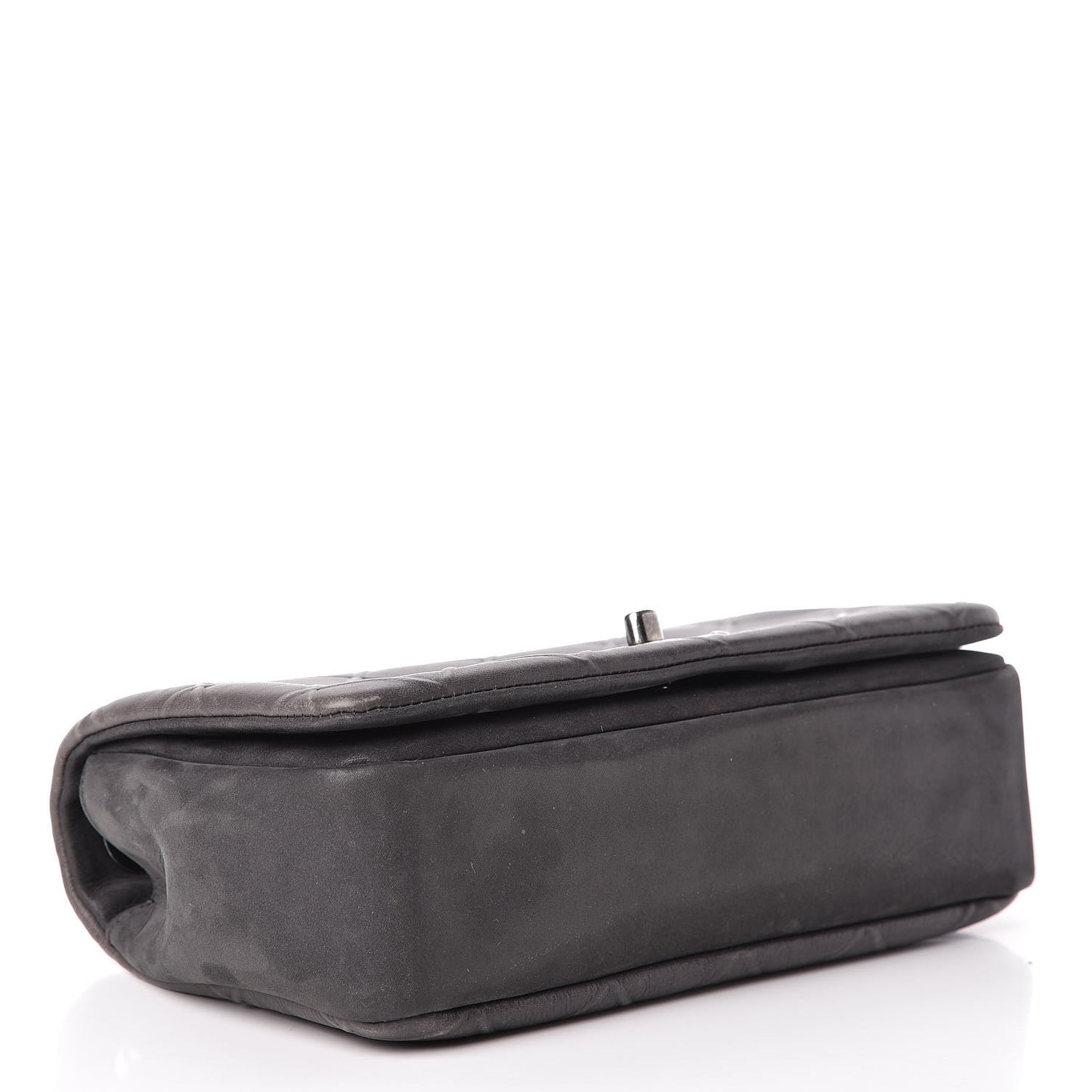 Calfskin Diamond Embossed New Chic Flap Grey