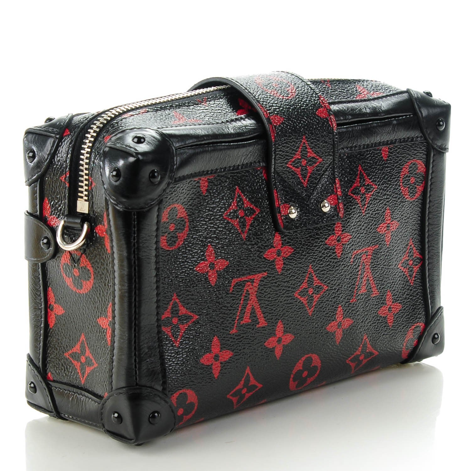 Louis Vuitton Monogram Petite Malle Soft MM Infrarouge 3 of 7