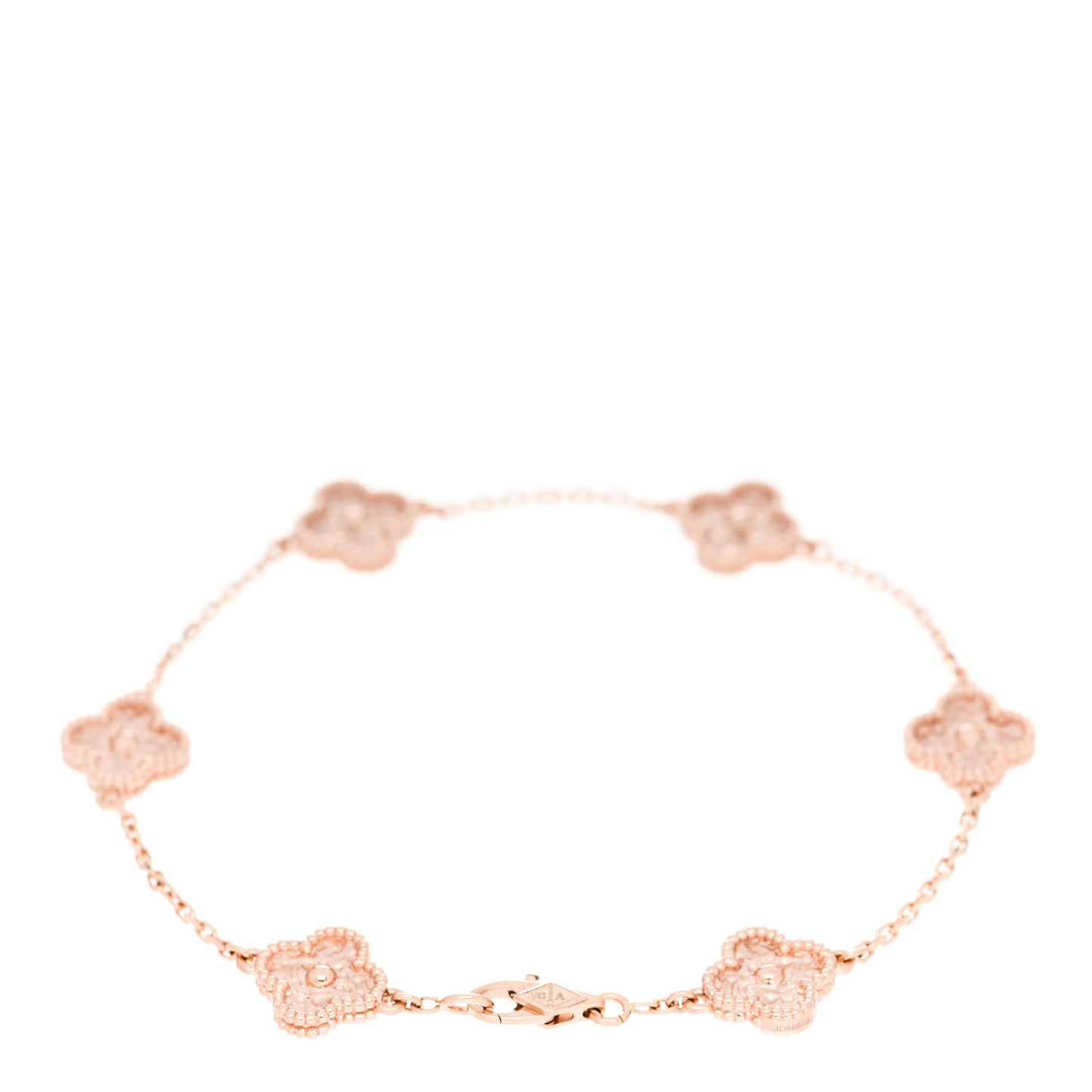 18K Rose Gold 6 Motifs Sweet Alhambra Bracelet