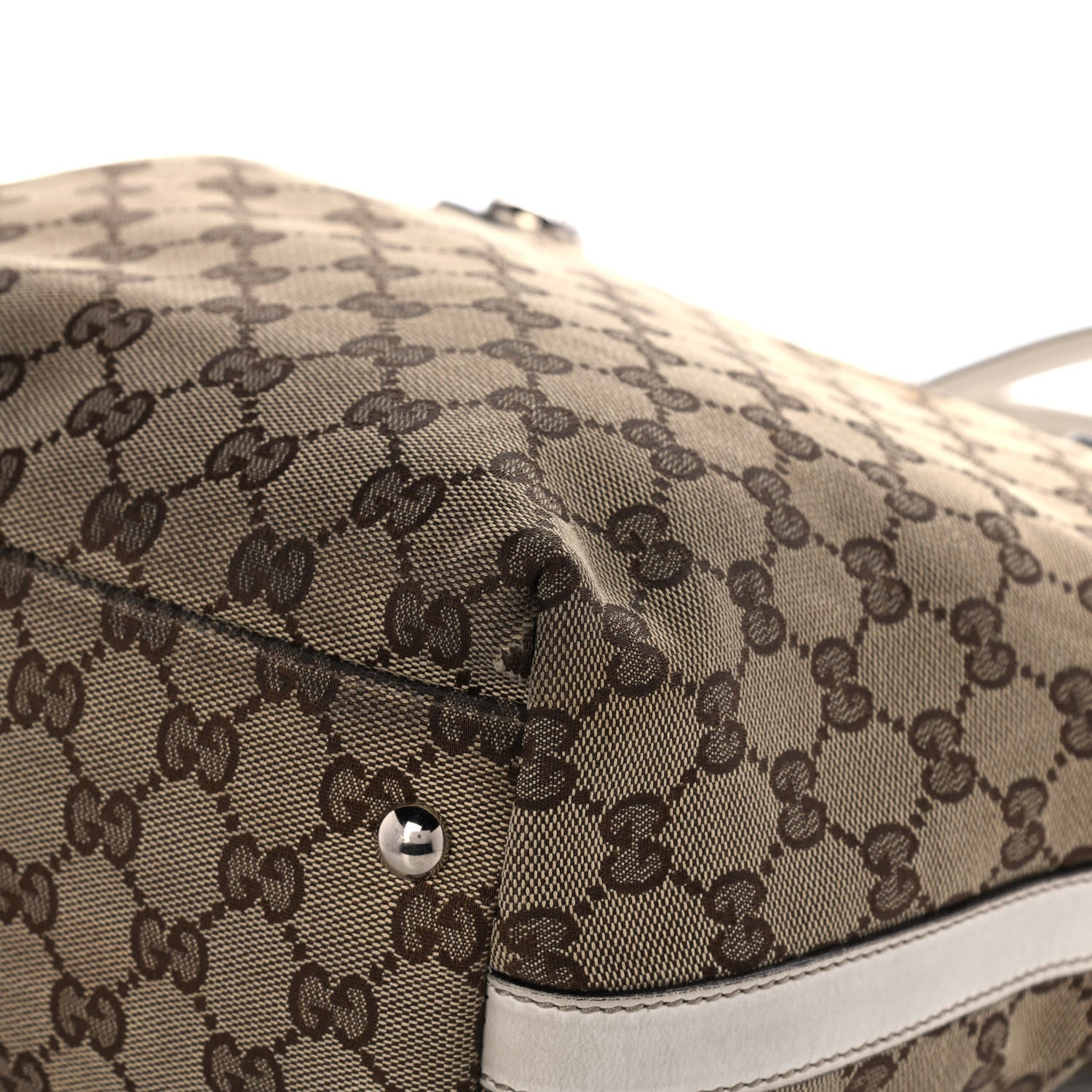 Gucci GG Monogram Medium Match Ball Tote Off White 11 of 15