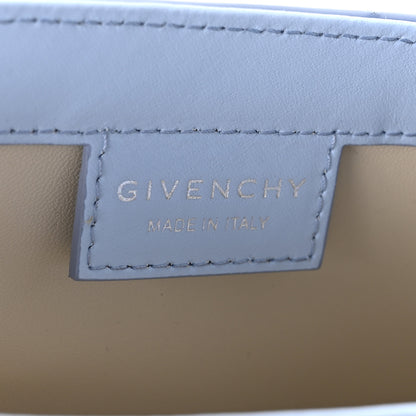 Givenchy Box Calfskin Small Cut Out Shoulder Bag Light Blue 6 of 10