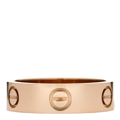 Cartier 18K Yellow Gold 5.5mm LOVE Ring 55 7.25 3 of 4