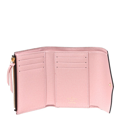 Louis Vuitton Damier Ebene Victorine Wallet Rose Ballerine 5 of 10