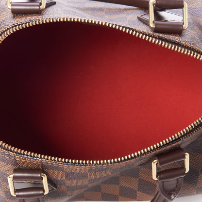 Louis Vuitton Damier Ebene Speedy 25 7 of 9
