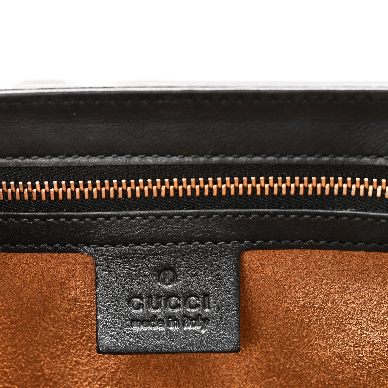 Gucci GG Supreme Monogram Calfskin Medium Padlock Shoulder Bag Beige Black Cuir 6 of 10