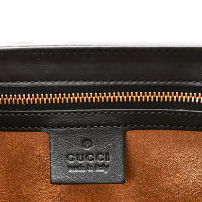 Gucci GG Supreme Monogram Calfskin Medium Padlock Shoulder Bag Beige Black Cuir 6 of 10