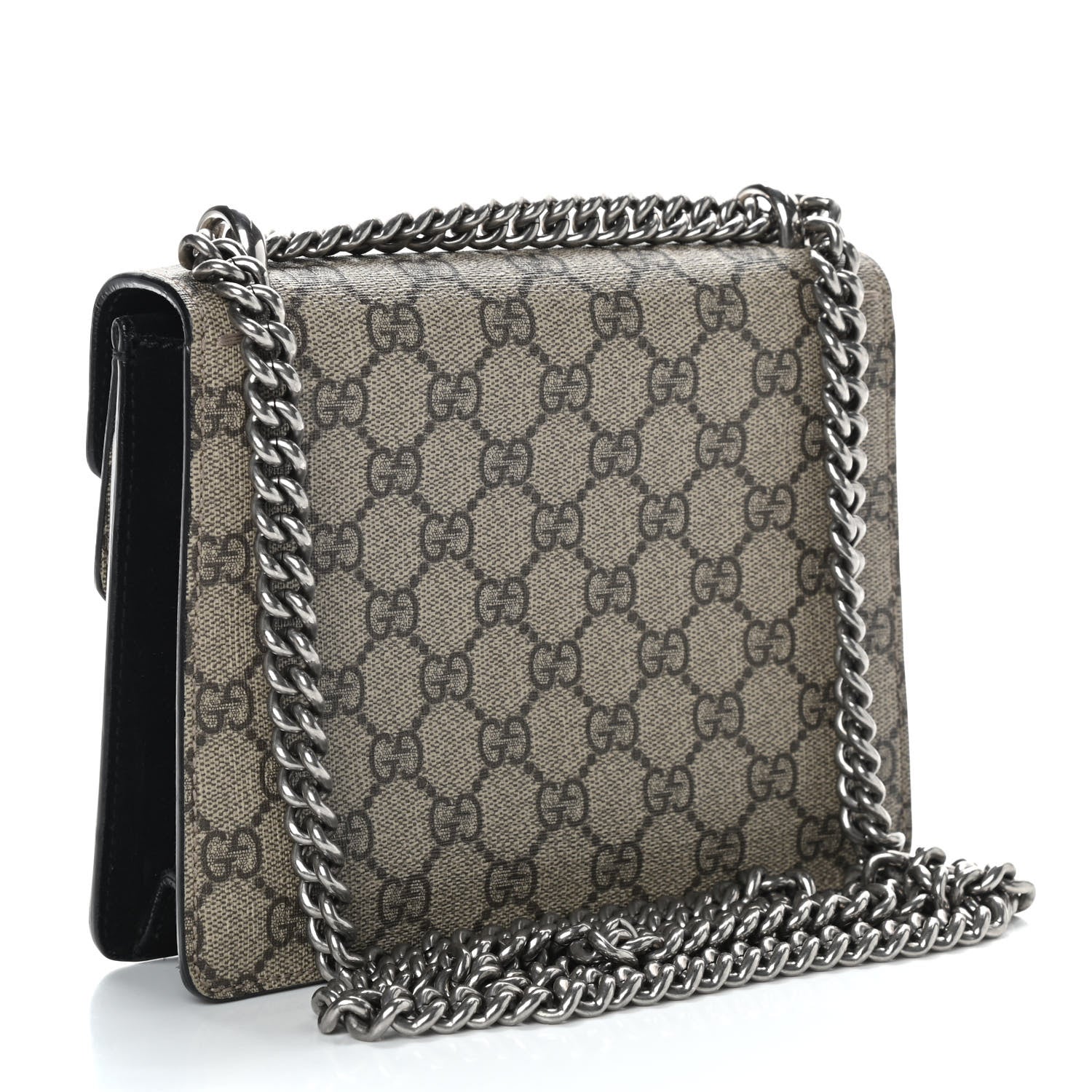 Gucci GG Supreme Monogram Mini Dionysus Shoulder Bag Black 3 of 9