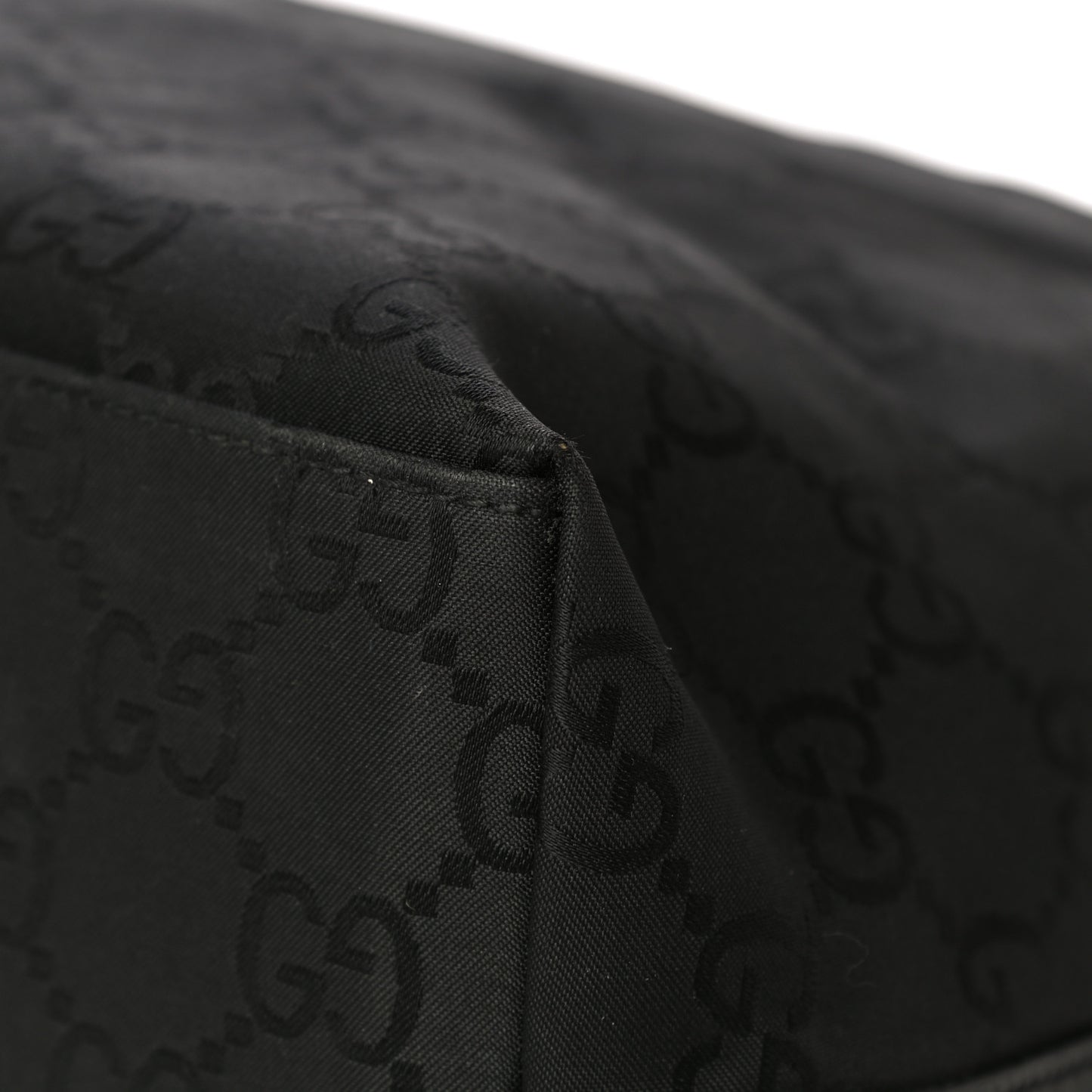 Nylon Monogram Hobo Black