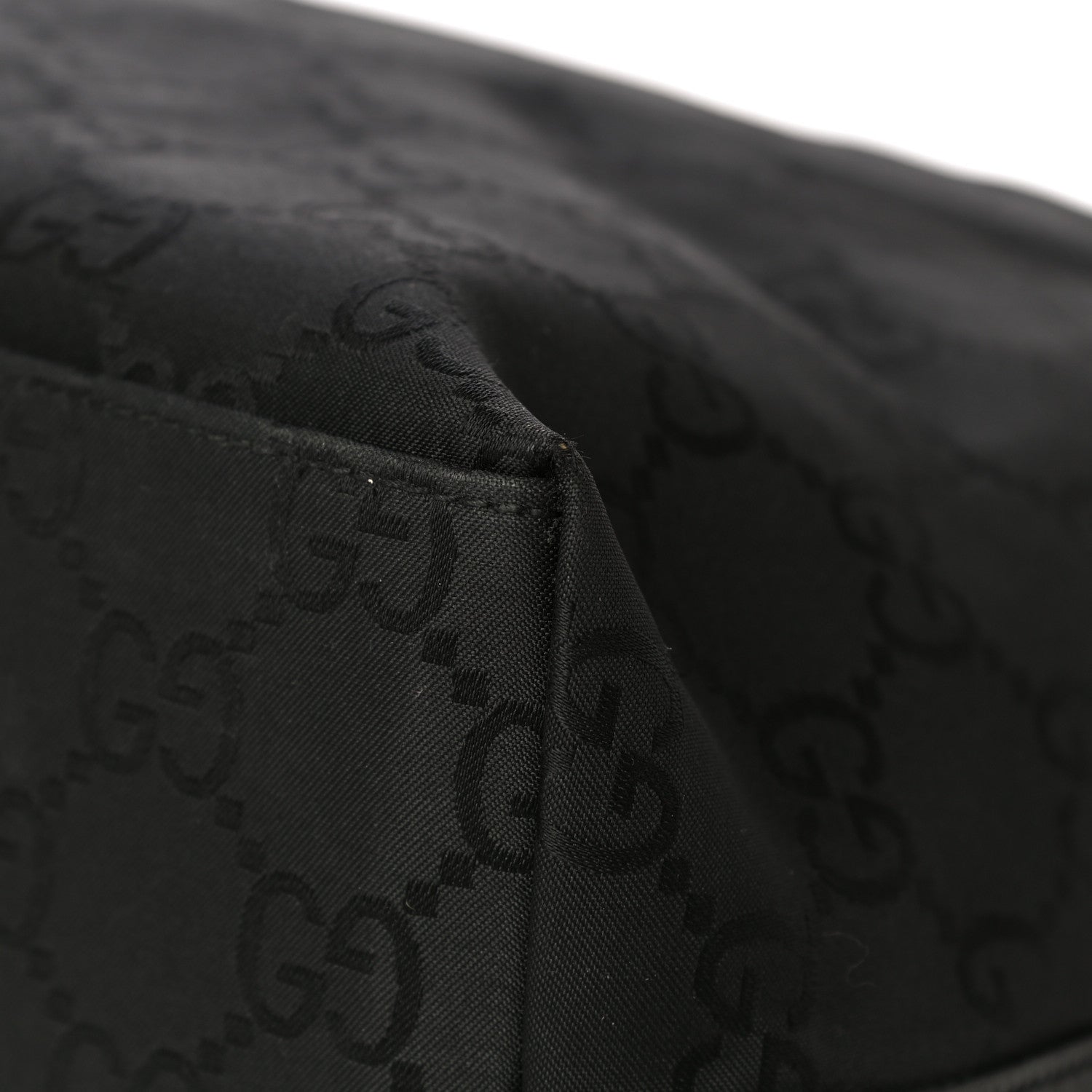Gucci Nylon Monogram Hobo Black 17 of 20