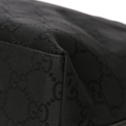 Gucci Nylon Monogram Hobo Black 17 of 20
