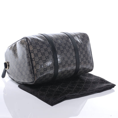 Gucci Crystal Monogram Joy Medium Boston Black 4 of 7