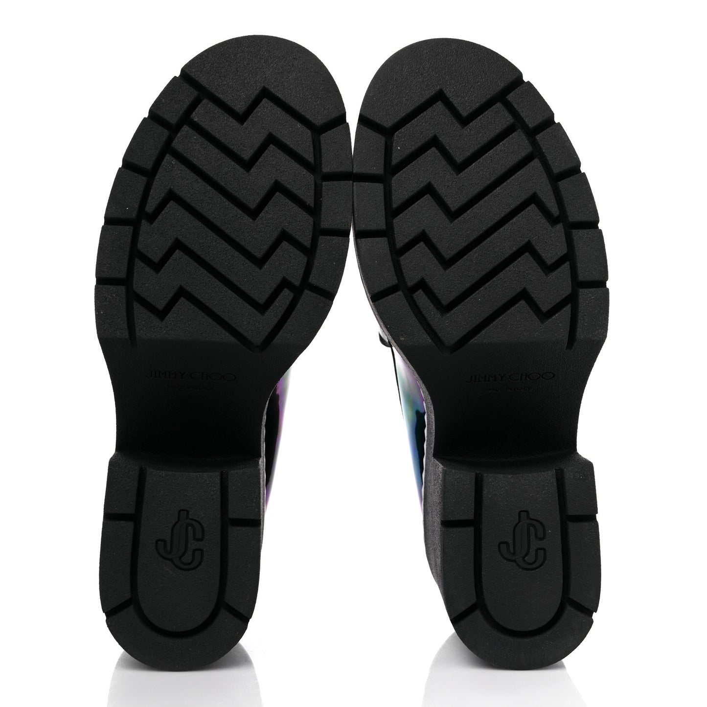 X SAILOR MOON Calfskin Luna 120 Loafers 40 Iridescent
