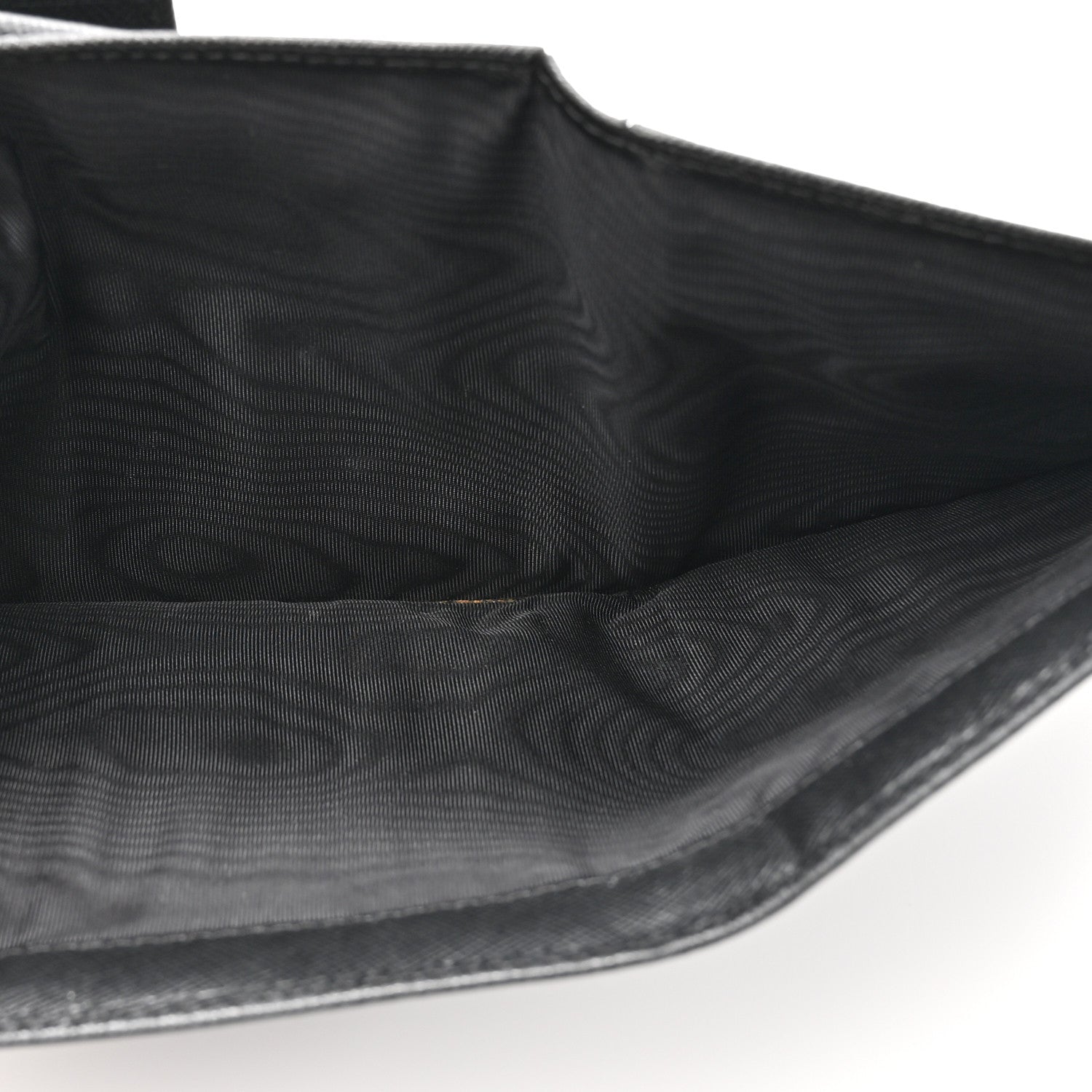 Prada Saffiano Metal Flap Wallet Black 6 of 11