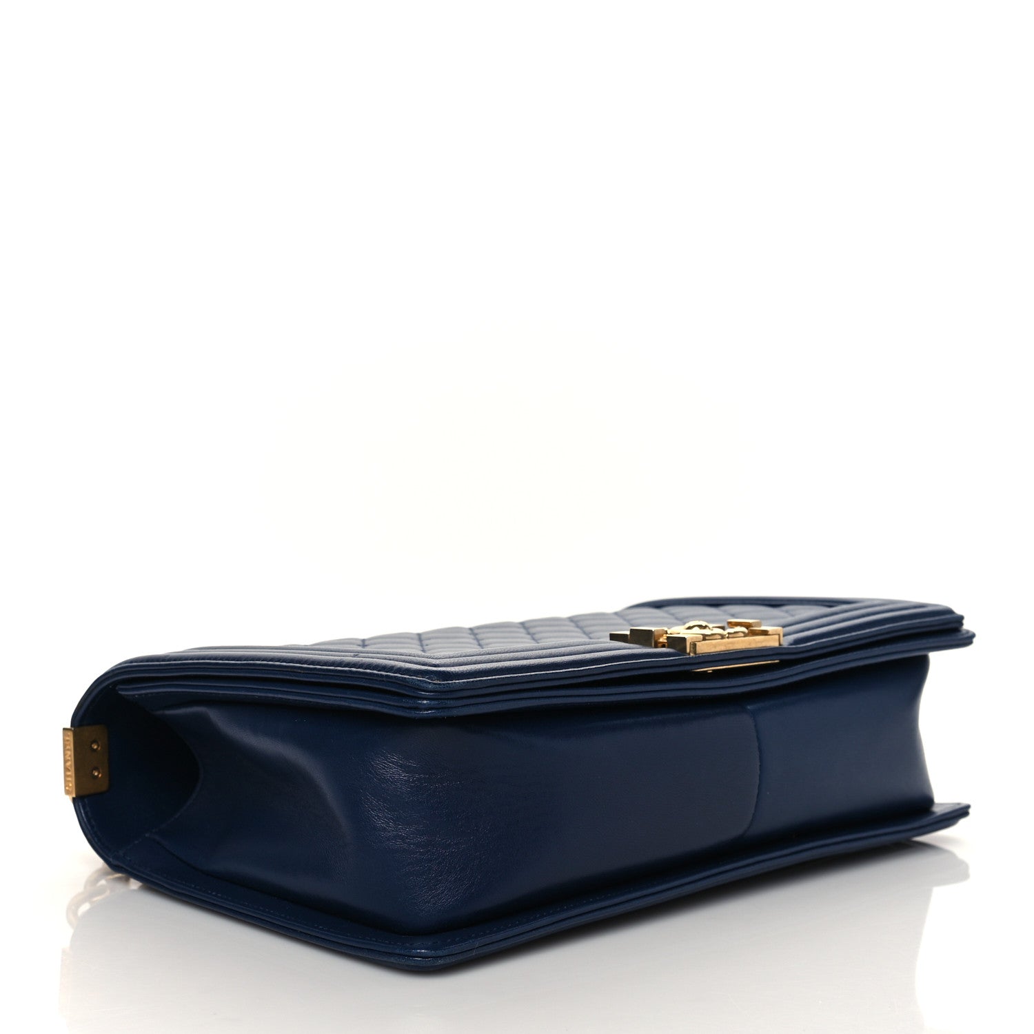 Chanel Lambskin Quilted New Medium Boy Flap Navy 4 of 11