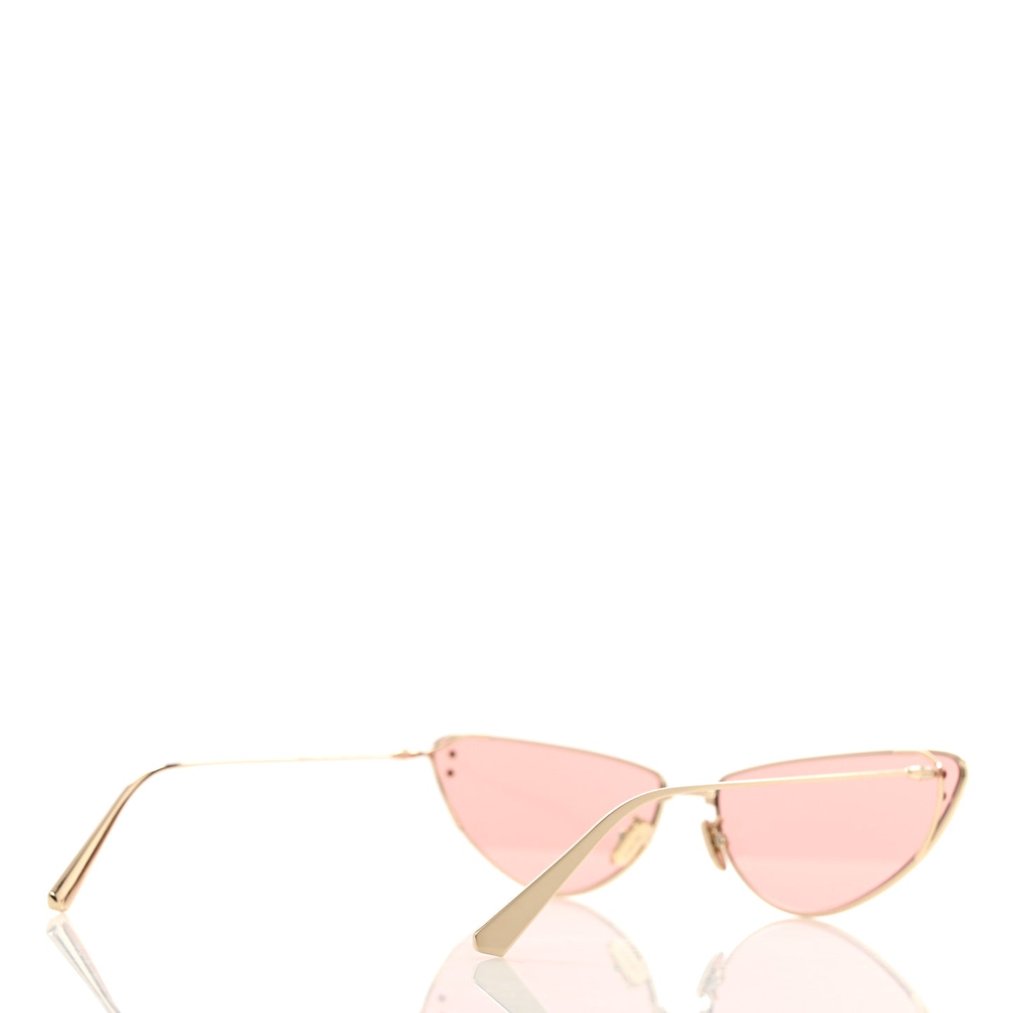 CHRISTIAN DIOR Cat Eye Miss Dior B1U Sunglasses Pink Gold