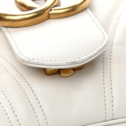 Gucci Calfskin Matelasse Large GG Marmont Shoulder Bag Mystic White 12 of 12