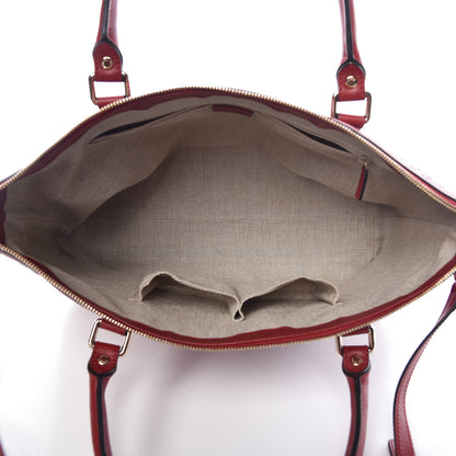Gucci Soft Microguccissima Medium Zippered Satchel Rosso 6 of 12