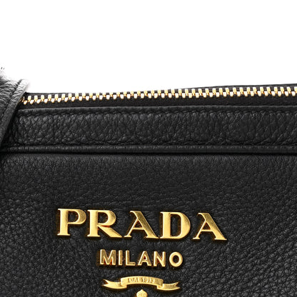 Prada Vitello Phenix Camera Bag Black 10 of 12