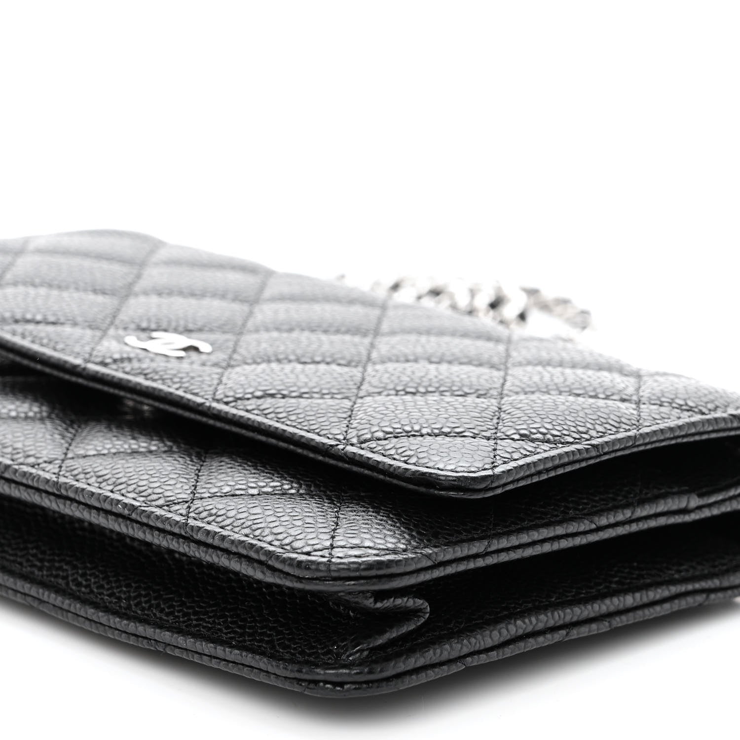 Chanel Caviar Quilted Wallet on Chain WOC Black 10 of 10