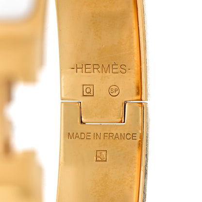 Hermes Enamel Narrow Clic Clac H Bracelet PM White 4 of 4