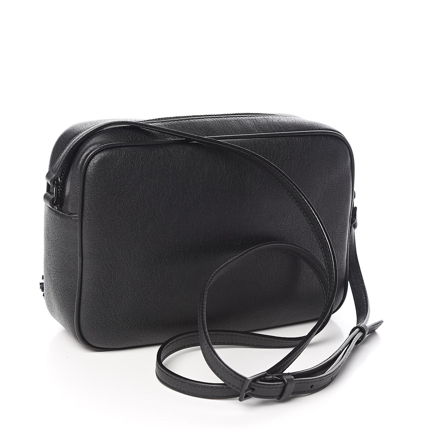 Lambskin Monogram Lou Camera Bag Black