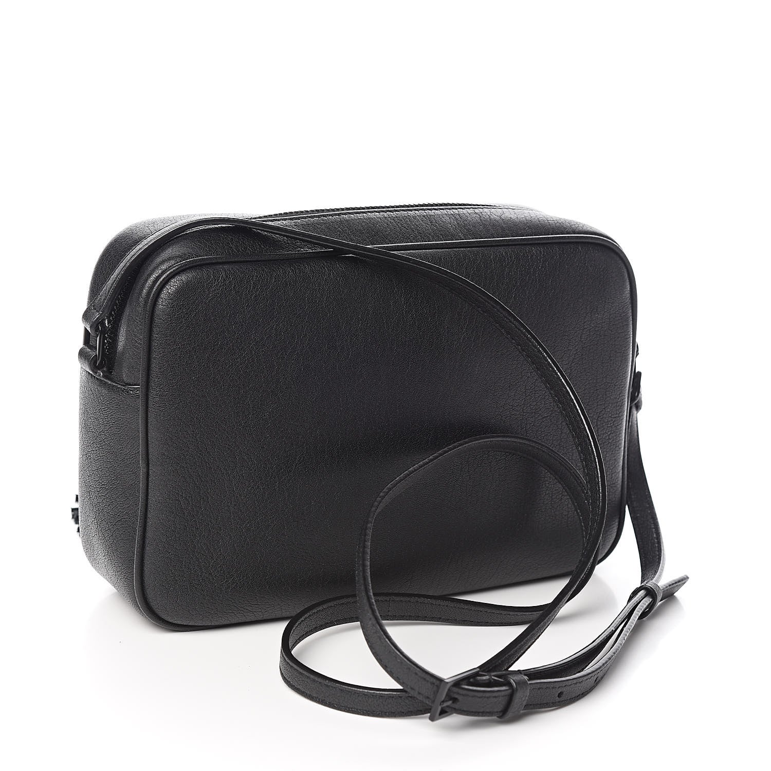Saint Laurent Lambskin Monogram Lou Camera Bag Black 3 of 10