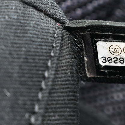 Chanel Mixed Fibers Calfskin Small Deauville Tote Black 7 of 11