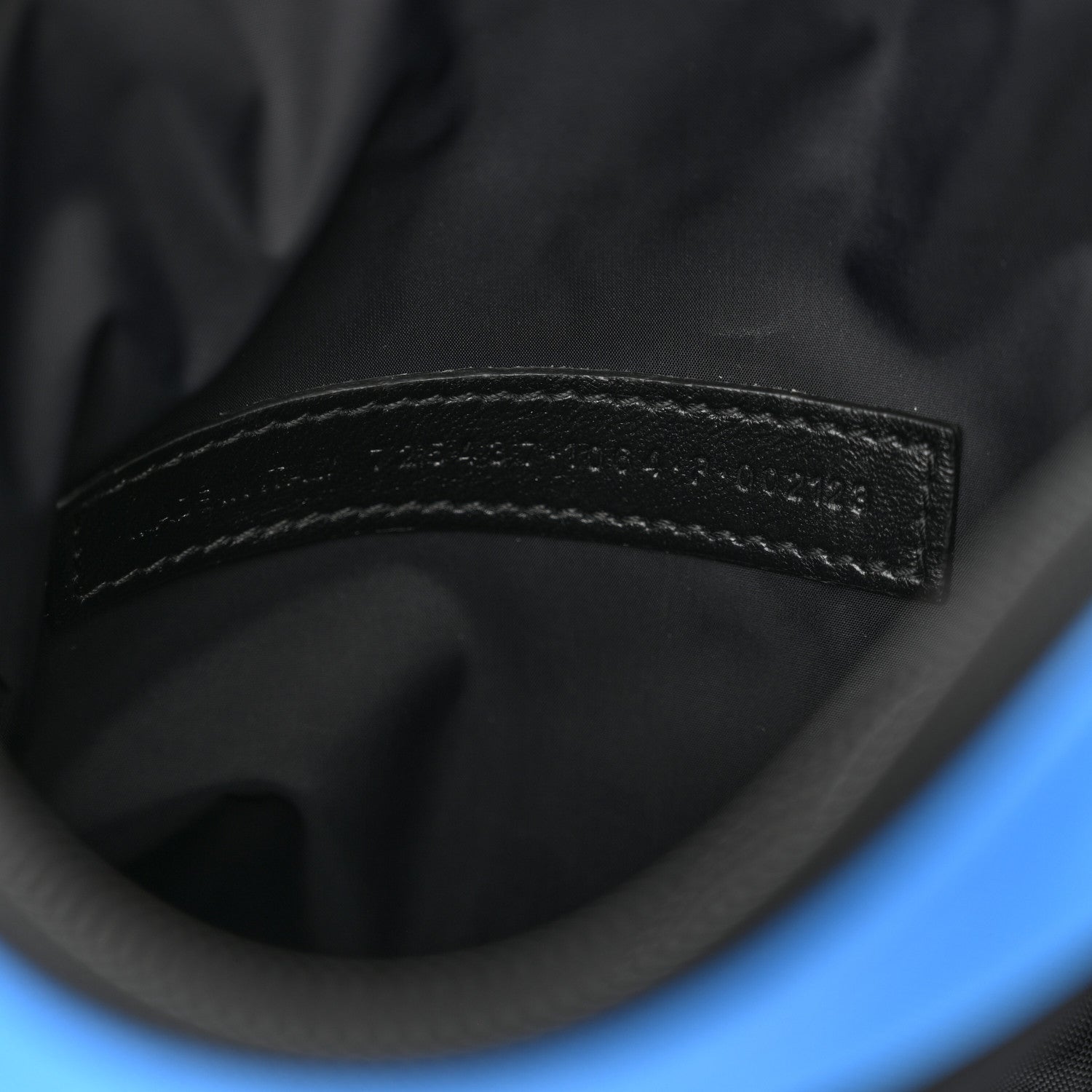 Balenciaga X ADIDAS Nylon Messenger Bag Black Blue 7 of 12