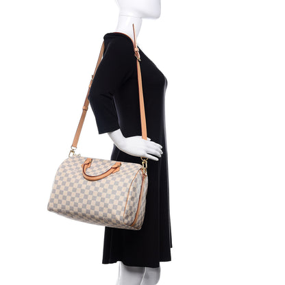 Louis Vuitton Damier Azur Speedy Bandouliere 30 2 of 12